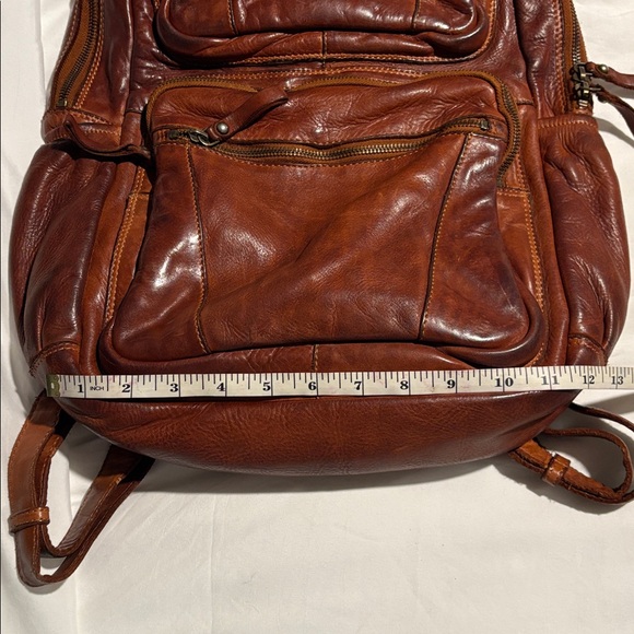 Spaghetti Western Brown Leather Backpack - Picture 4 of 4